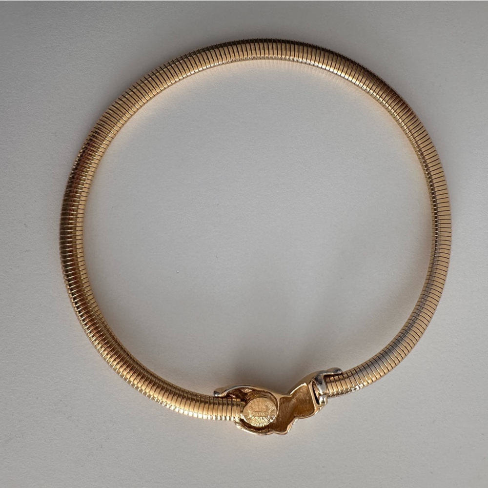 Gold plated Monet Choker - Picture 6 of 14